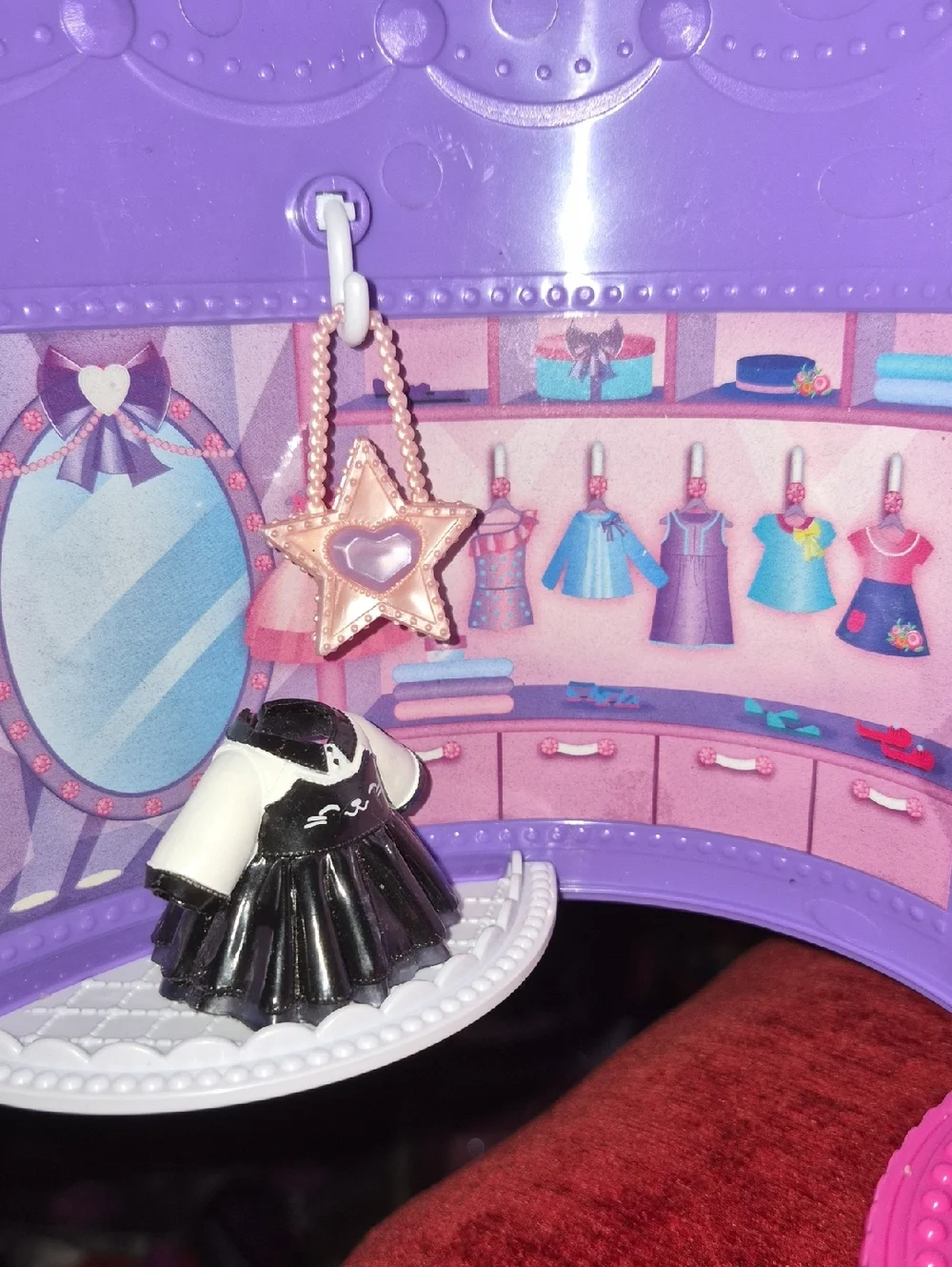 Purple Mini Doll Playset with Pet Figure